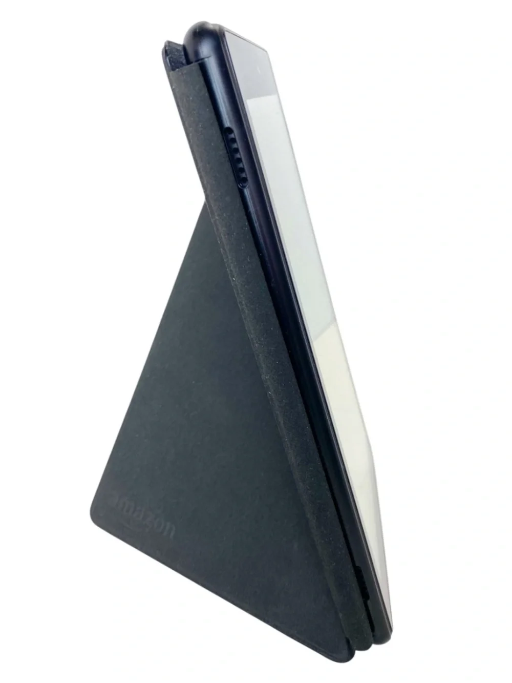 New Amazon Fire HD8 Folio Cover - Charcoal Grey Textured in Original Pkg